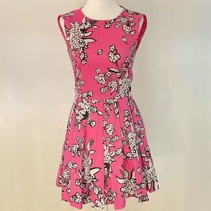 Red Valentino Printed Cotton Pique Dress